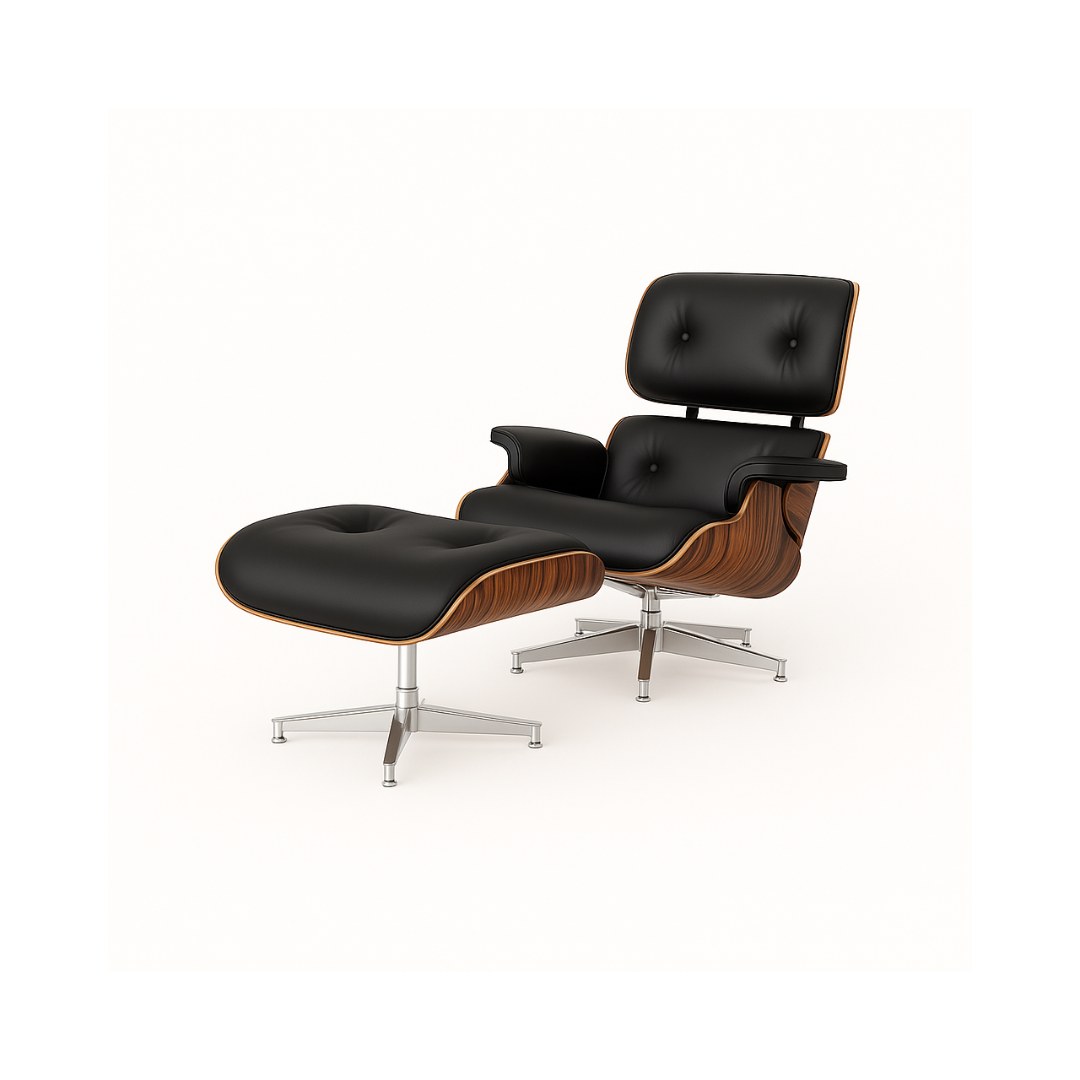 Charles Eames Chair and Footstool - Global Living