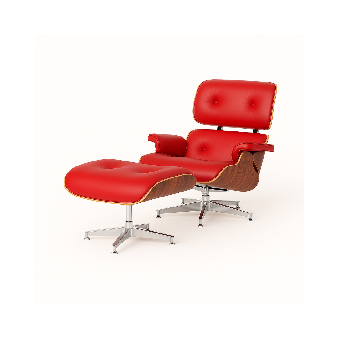 Charles Eames Chair and Footstool - Global Living