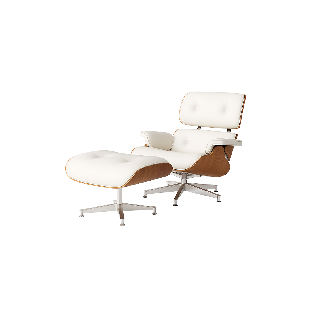 Charles Eames Chair and Footstool - Global Living