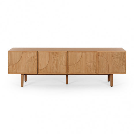 ARC TV Stand (Natural Oak)