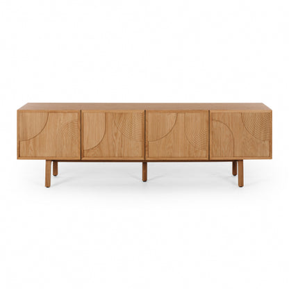 ARC TV Stand (Natural Oak)