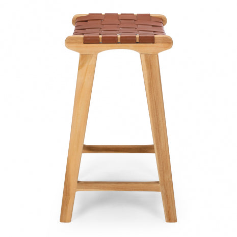 Roma Woven Barstool Tan