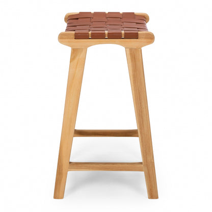 Roma Woven Barstool Tan