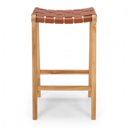 Roma Woven Barstool Tan