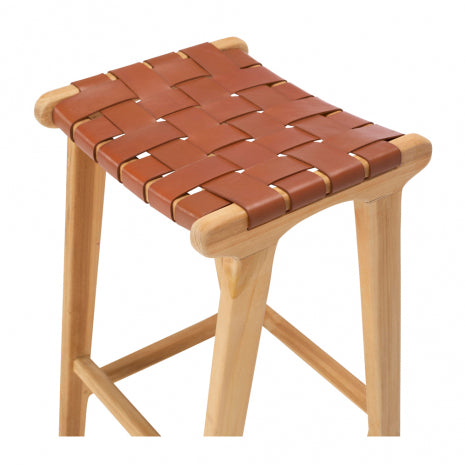 Roma Woven Barstool Tan