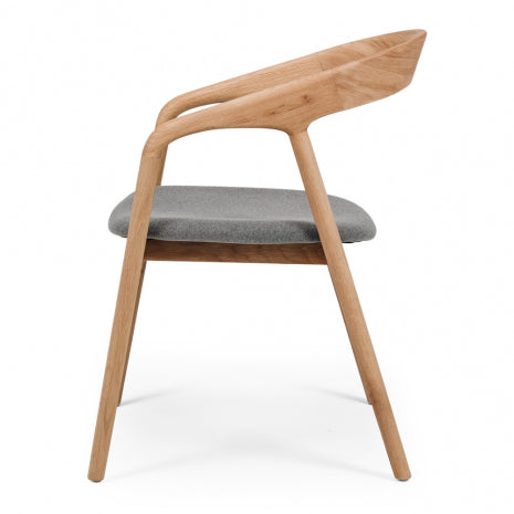 Nora Dining Chair Natural Oak / Fabric
