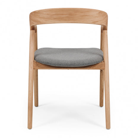 Nora Dining Chair Natural Oak / Fabric