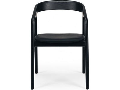 Nora Dining Chair Black / PU-Global Living