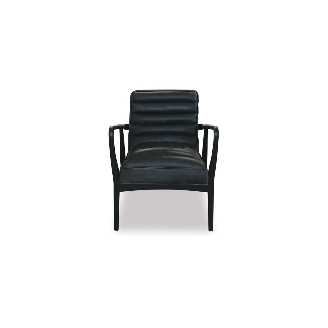 Tyler Leather Lounge Chair-Global Living