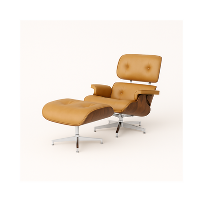 Charles Eames Chair and Footstool - Global Living